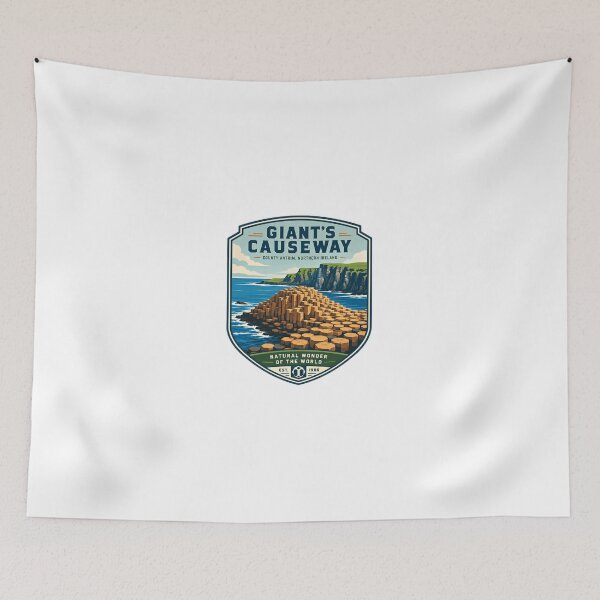 Item preview, Giant's Causeway Northern Ireland Travel Souvenir Natural Wonder Landmark designed and sold by Simsimah26Parks.