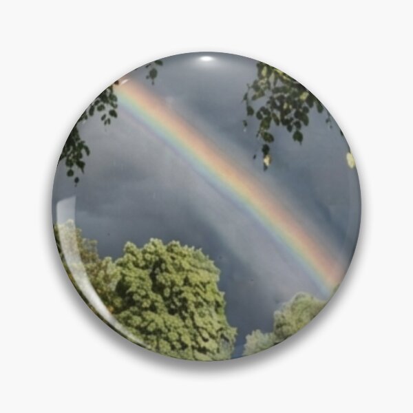 Item preview, Bright Rainbow Framing Green Trees Nature Photography designed and sold by SofiaByCruti.