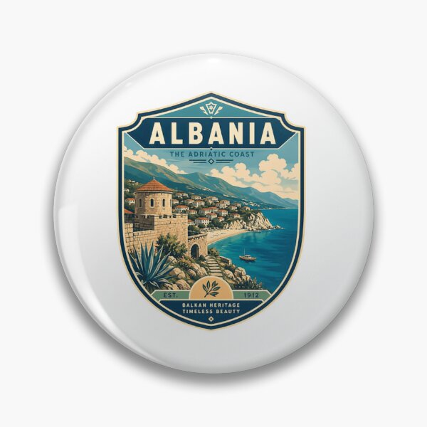 Item preview, Albania The Adriatic Coast Balkan Heritage Travel Souvenir designed and sold by Simsimah26Parks.