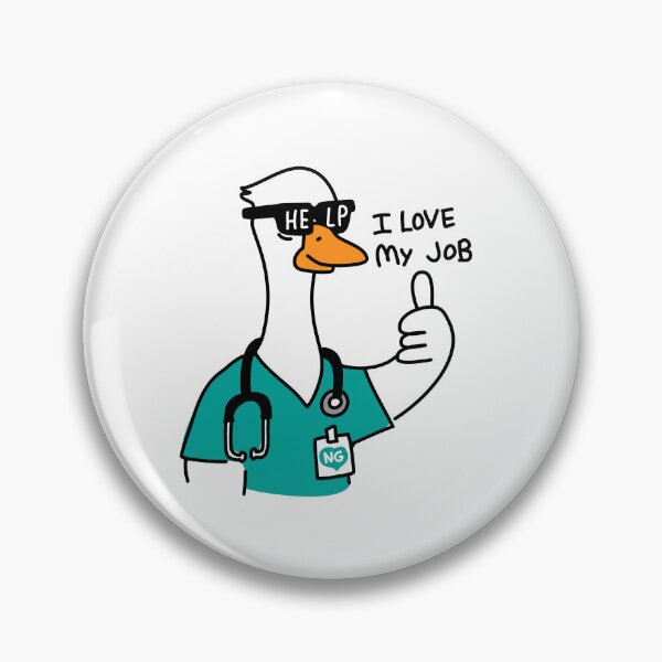 Item preview, Nurse Goose – I Love My Job designed and sold by YNELENT.