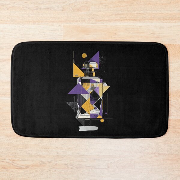 Item preview, Geometric Luxury Perfume Bottle – Abstract Gold & Purple Art designed and sold by GeoBeast.