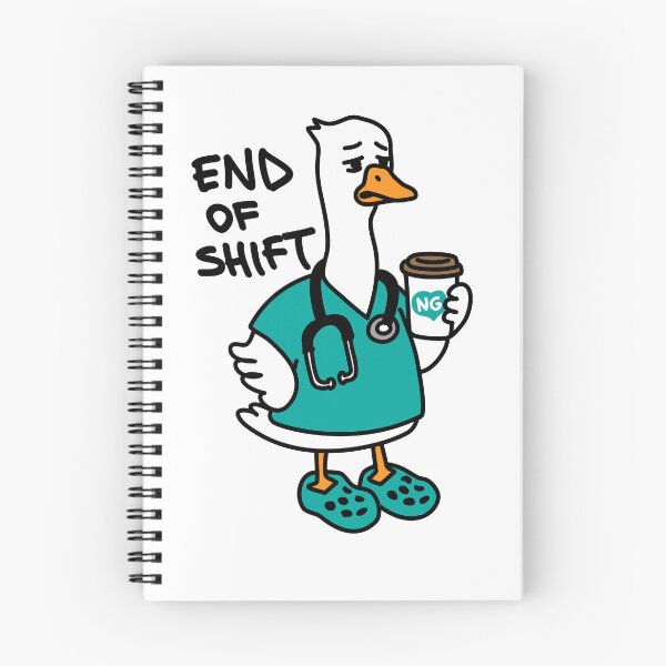 Item preview, Nurse Goose – End of Shift designed and sold by YNELENT.