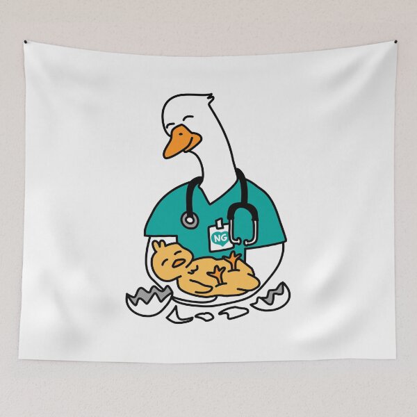 Item preview, Nurse Goose - Welcome, Little One designed and sold by YNELENT.