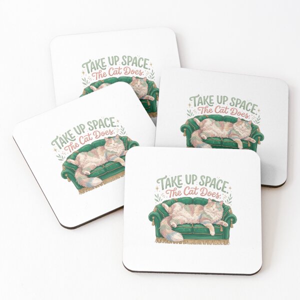 Item preview, Take Up Space. The Cat Does. designed and sold by RunningWhiskers.