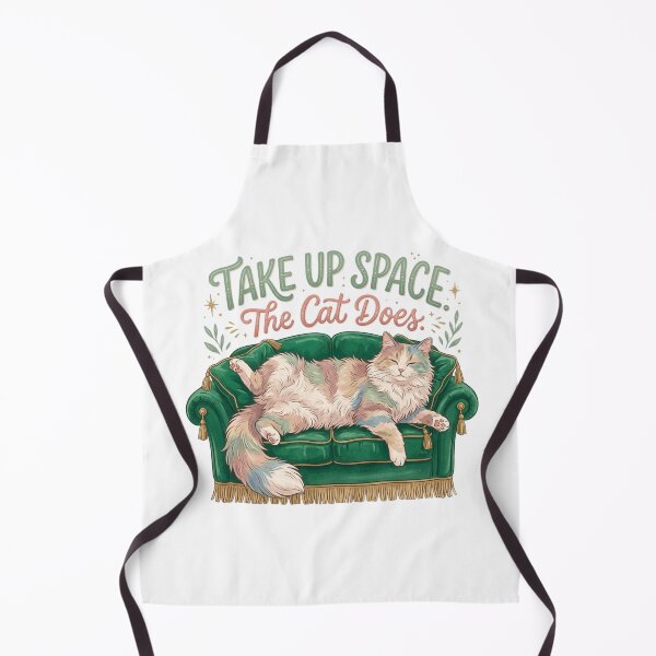 Item preview, Take Up Space. The Cat Does. designed and sold by RunningWhiskers.