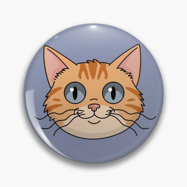 Item preview, Cat Cartoon Head designed and sold by Krameri Creations.