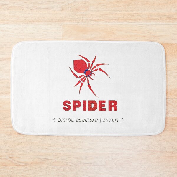 Item preview, Geometric Red Spider with Bold Text Art designed and sold by mashowa.