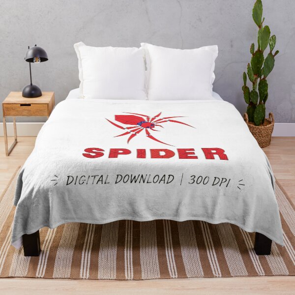 Item preview, Geometric Red Spider with Bold Text Art designed and sold by mashowa.