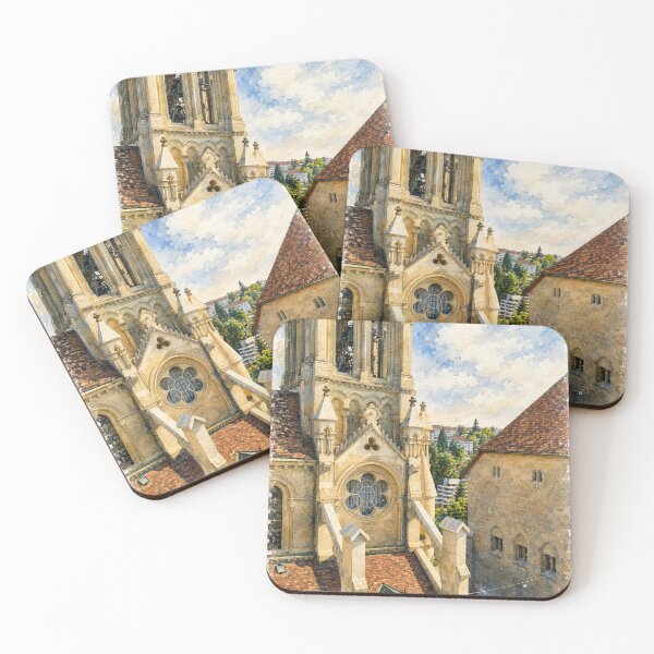 Item preview, Bern Switzerland Cathedral Digital Watercolor Art designed and sold by SlavaArt.