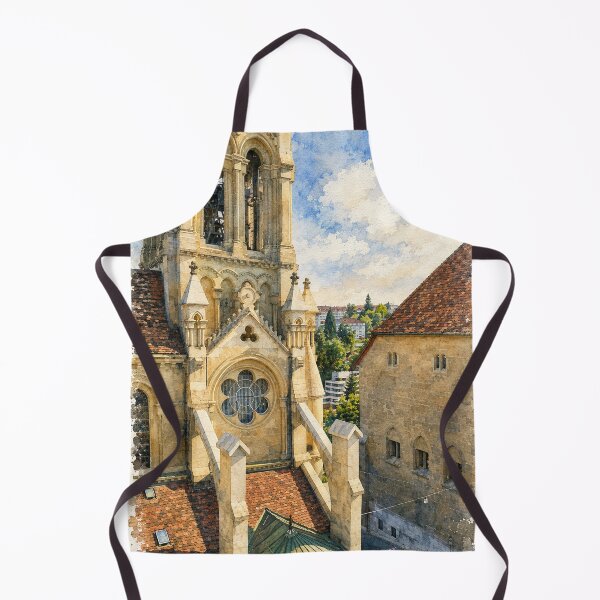 Item preview, Bern Switzerland Cathedral Digital Watercolor Art designed and sold by SlavaArt.