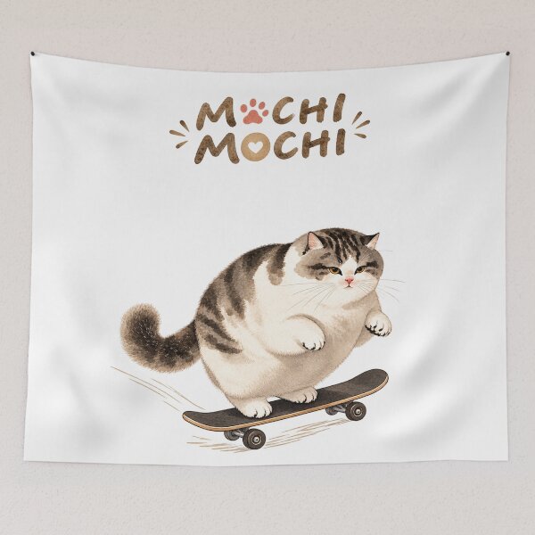 Item preview, Mochi Mochi Skater designed and sold by INITIAL SHIBA.