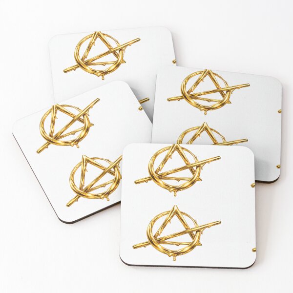 Item preview, Golden Abstract Geometric Compass Logo designed and sold by Ink-verse-.