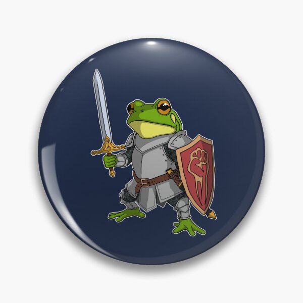 Item preview, Frog Knight designed and sold by leeleeandthebee.