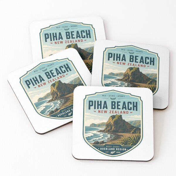 Item preview, Piha Beach New Zealand Wild Scenic Untamed Auckland Travel Destination designed and sold by Simsimah26Parks.
