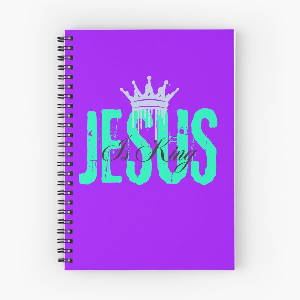 Item preview, Jesus Is King - Christianity Inspiration Quote  - Housewarming Gift Ideas - Purple designed and sold by Doiemacreations.