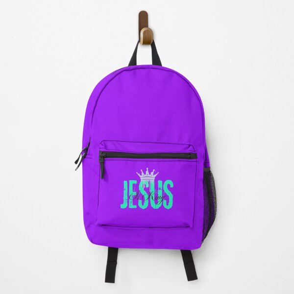 Item preview, Jesus Is King - Christianity Inspiration Quote - Housewarming Gift Ideas - Purple designed and sold by Doiemacreations.