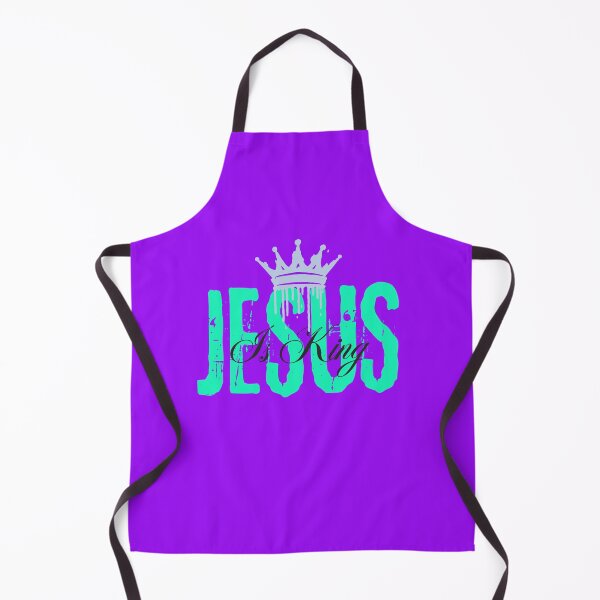 Item preview, Jesus Is King - Christianity Inspiration Quote - Housewarming Gift Ideas - Purple designed and sold by Doiemacreations.