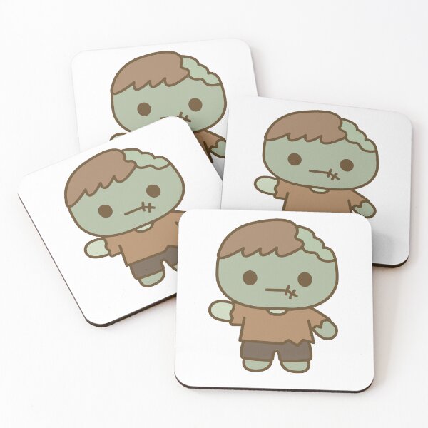 Item preview, Cute Kawaii Zombie Boy - Happy Halloween Monster Character designed and sold by cutepid.