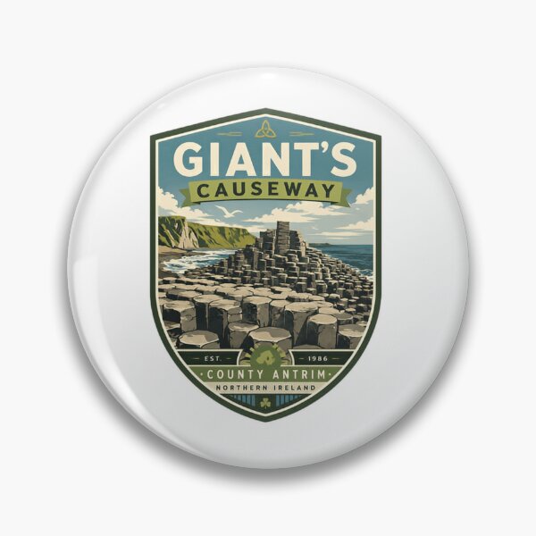 Artikelvorschau, Giant's Causeway, County Antrim, Nordirland – Sehenswürdigkeit entworfen und verkauft von Simsimah26Parks.