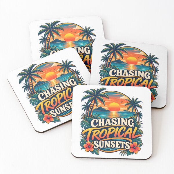 Item preview, Chasing Tropical Sunsets designed and sold by Ahsacom.