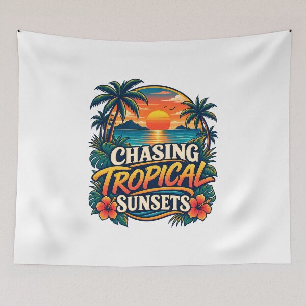 Item preview, Chasing Tropical Sunsets designed and sold by Ahsacom.