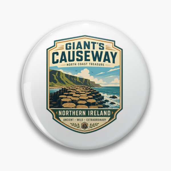 Item preview, Giant's Causeway North Coast Treasure Northern Ireland Ancient Wild Extraordinary Travel Tourist designed and sold by Simsimah26Parks.