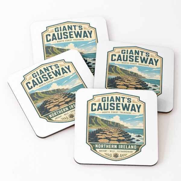 Item preview, Giant's Causeway North Coast Treasure Northern Ireland Ancient Wild Extraordinary Travel Tourist designed and sold by Simsimah26Parks.