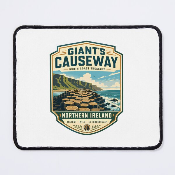 Item preview, Giant's Causeway North Coast Treasure Northern Ireland Ancient Wild Extraordinary Travel Tourist designed and sold by Simsimah26Parks.