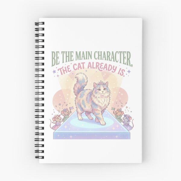 Item preview, Be the Main Character. The Cat Already Is. designed and sold by RunningWhiskers.