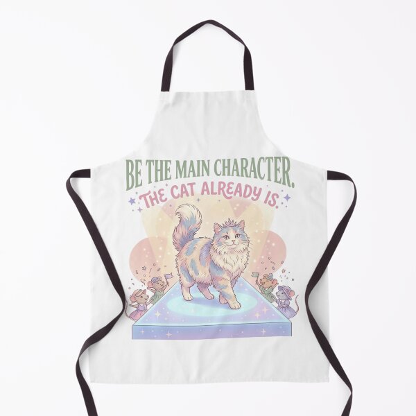 Item preview, Be the Main Character. The Cat Already Is. designed and sold by RunningWhiskers.