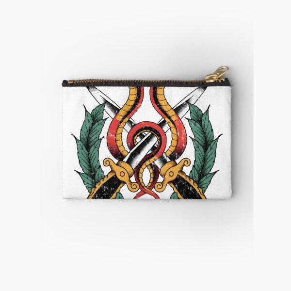 Item preview, Traditional Tattoo Snakes and Crossed Daggers designed and sold by Wongvian.