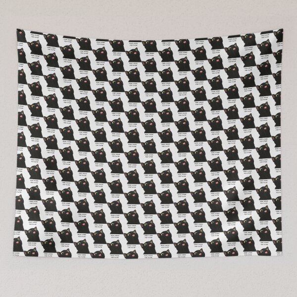 Item preview, More Amore Por Favor – Funny Black Cat designed and sold by H-Tsvetkova.