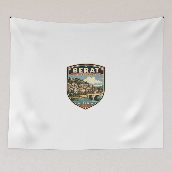 Item preview, Berat The City Of A Thousand Windows Albania Travel Souvenir designed and sold by Simsimah26Parks.
