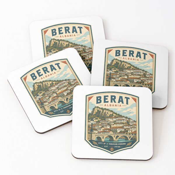 Item preview, Berat Albania City Of A Thousand Windows Est. 249 BC Historic European Travel Destination designed and sold by Simsimah26Parks.