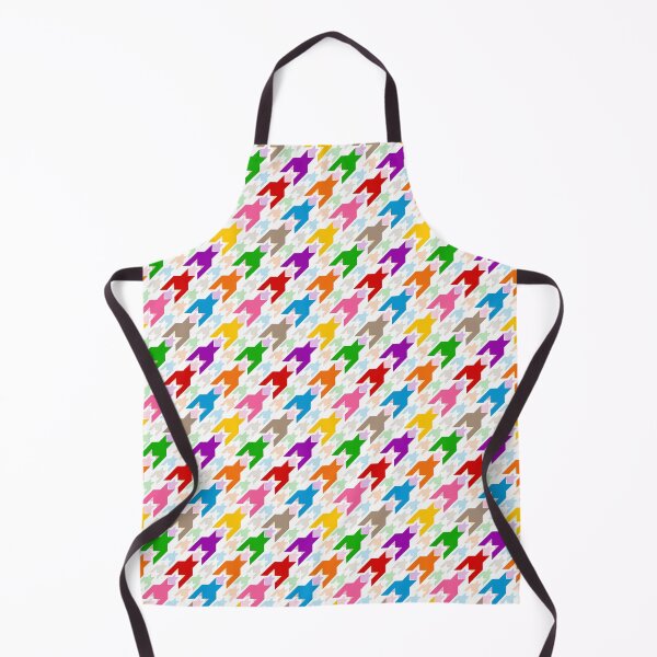 Item preview, Colorful Houndstooth Plaid Check White designed and sold by PatternTitan.
