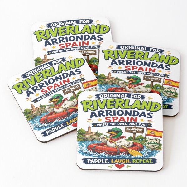 Item preview, Funny Duck Riverland Arriondas Spain Rafting Adventure Shirt designed and sold by Sushikidsntoddlers.