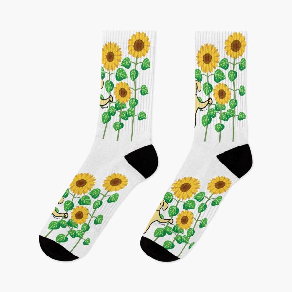 Item preview, Yellow Labrador Summer Sunflowers designed and sold by HappyLabradors.