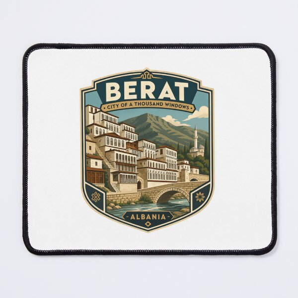 Item preview, Berat City Of A Thousand Windows Albania Travel Souvenir designed and sold by Simsimah26Parks.