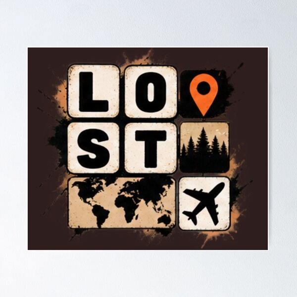 Item preview, Lost – Minimal Emotional Typography T-Shirt designed and sold by VasiArtLab.