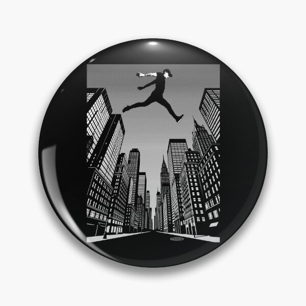 Item preview, Parkour Traceur Urban Athlete Sunset City Free Runner Jump designed and sold by GrandeDuc.