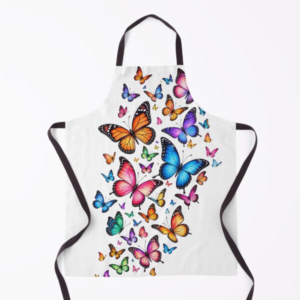 Item preview, Colorful Butterfly Swarm – Vibrant Rainbow Butterflies designed and sold by Activity01.