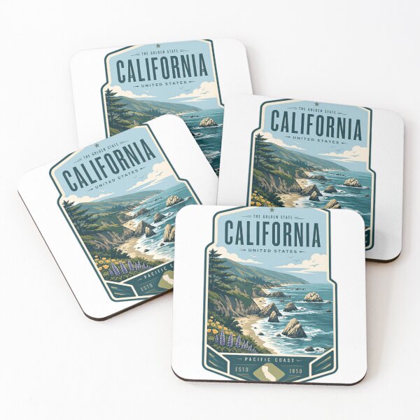 Item preview, The Golden State California United States Pacific Coast Estd 1850 California Travel Souvenir designed and sold by Simsimah26Parks.