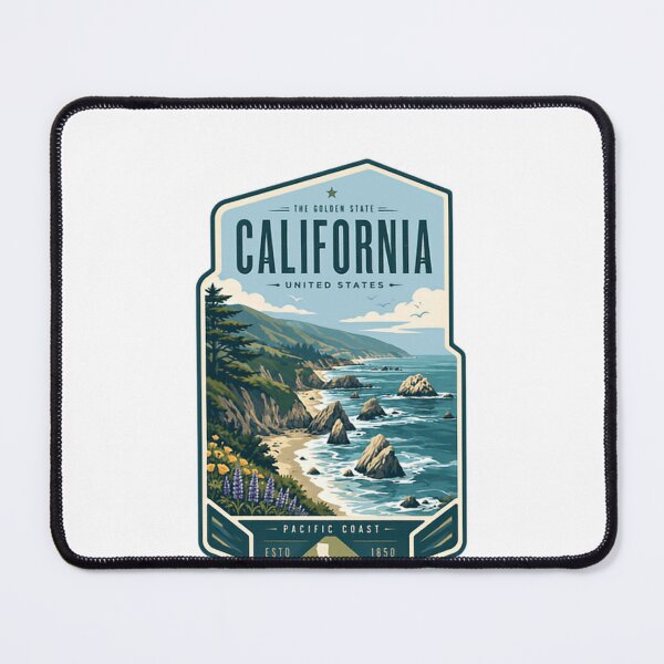 Item preview, The Golden State California United States Pacific Coast Estd 1850 California Travel Souvenir designed and sold by Simsimah26Parks.