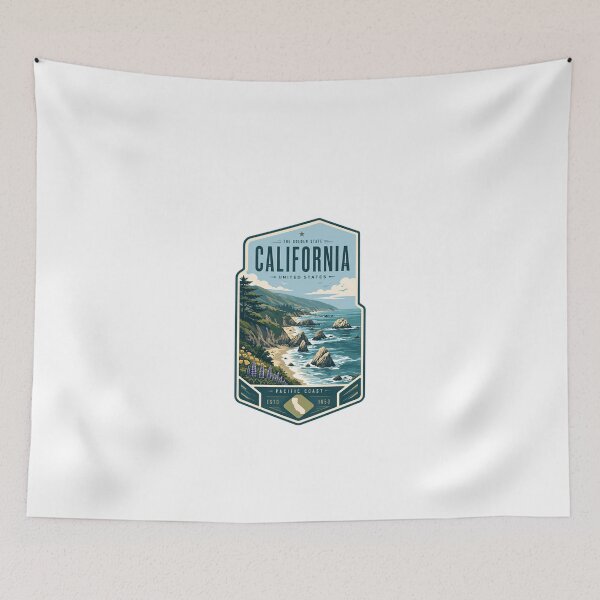 Item preview, The Golden State California United States Pacific Coast Estd 1850 California Travel Souvenir designed and sold by Simsimah26Parks.