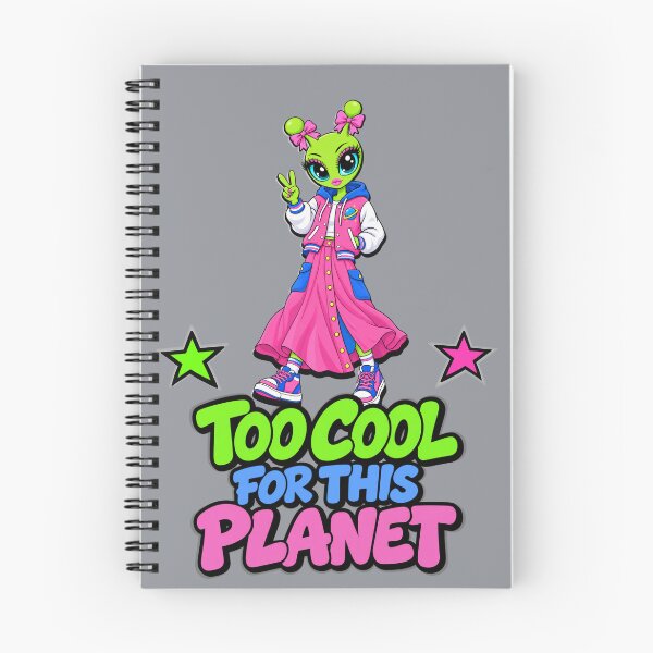 Item preview, Too Cool for This Planet – Alien Girl designed and sold by Aimetoi.