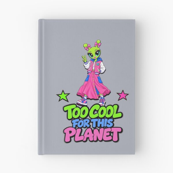 Item preview, Too Cool for This Planet – Alien Girl designed and sold by Aimetoi.