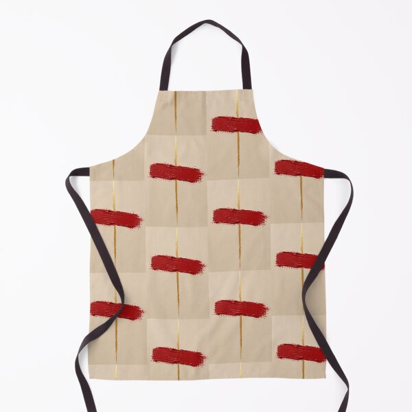 Item preview, Minimalist Red Gold Foil Abstract Art designed and sold by Ink-verse-.