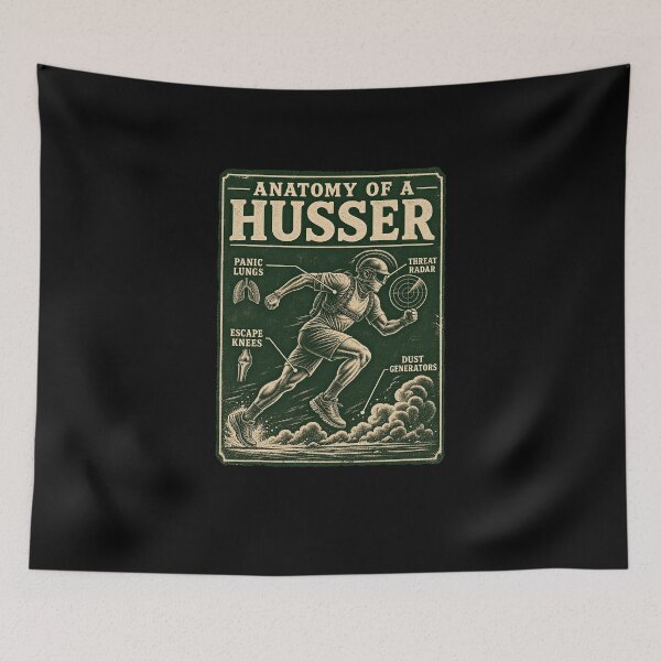 Item preview, Anatomy Of A Husser Anxious Runner Diagram designed and sold by elderberry.