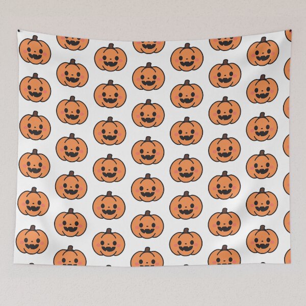 Item preview, Cute Kawaii Pumpkin Jack O Lantern - Happy Halloween designed and sold by cutepid.