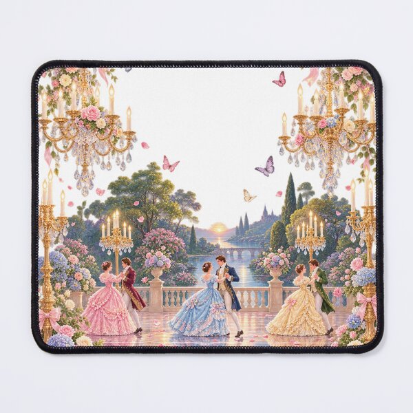 Item preview, Romantic Rococo Aesthetic Vintage Ballroom Garden Chandelier Fairytale Art designed and sold by MimiSabu.